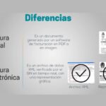 diferencia entre factura manual y electrónica